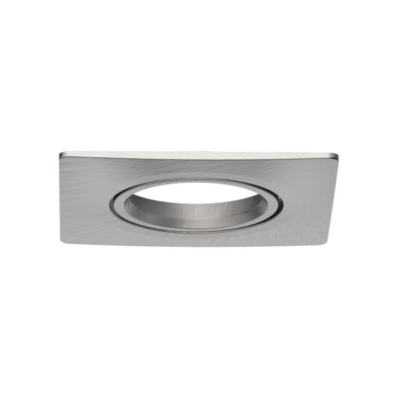 LED Downlight EXMO Einbaurahmen Quadratisch Schwenkbar - Stahl gebürstet - Bild 1