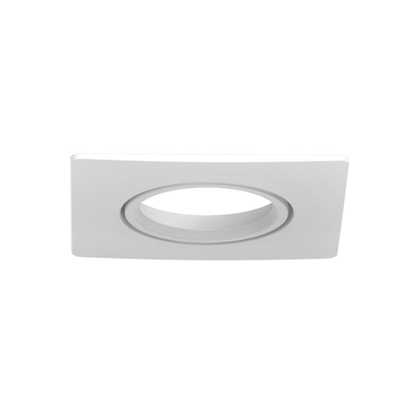 LED Downlight EXMO Einbaurahmen Quadratisch Schwenkbar - Weiß - Bild 1