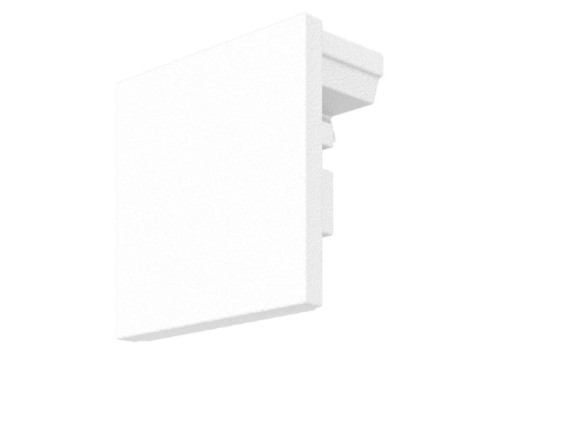 LED Alu Profil LEDLINE 20 | H | Endkappe Weiss.  2 Stk