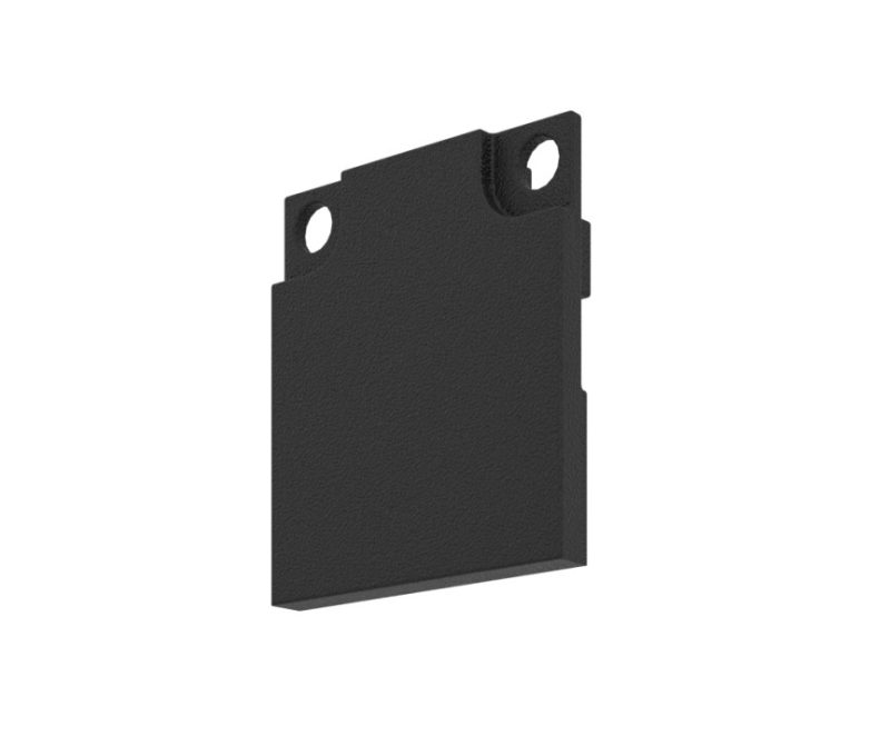 LED Alu Profil LEDLINE20 | LOW | Endkappe 10x20x23mm.  Schwarz