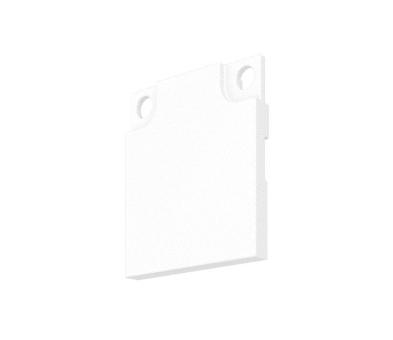 LED Alu Profil LEDLINE20 | LOW | Endkappe 10x20x23mm.  Weiss
