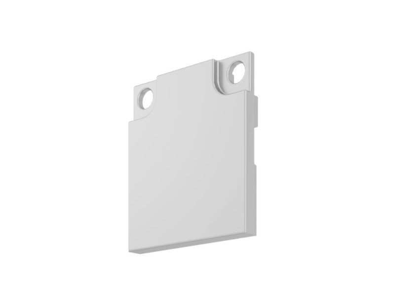 LED Alu Profil LEDLINE20 | LOW | Endkappe 10x20x23mm.  Silber