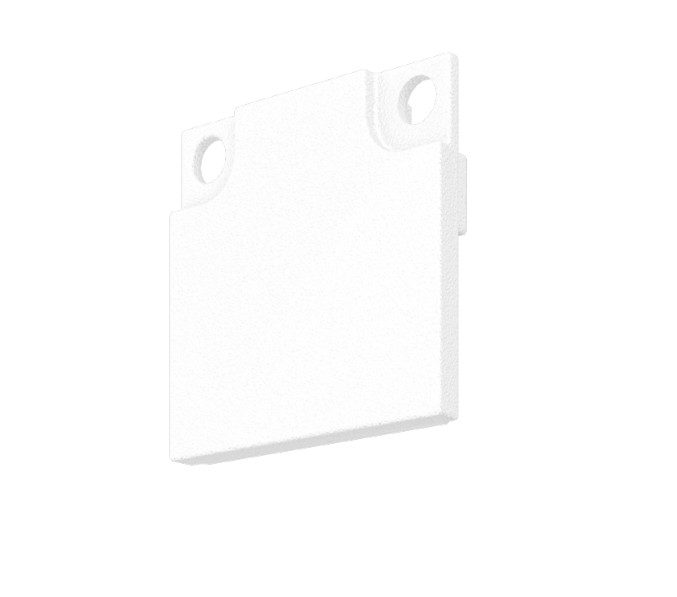 LED Alu Profil LEDLINE20 | STANDARD | Endkappe 10x20x20mm. Weiss