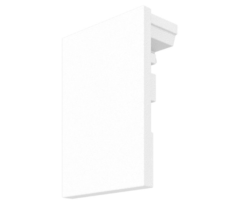 LED Alu Profil LEDLINE20 | H | Endkappe 10x20x29mm. Weiss