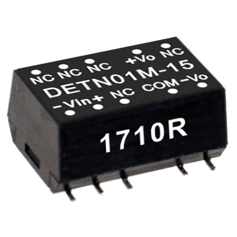 MEANWELL DETN01N-15 SMD-DC/DC-Conv 24:+/-15+/-34mA