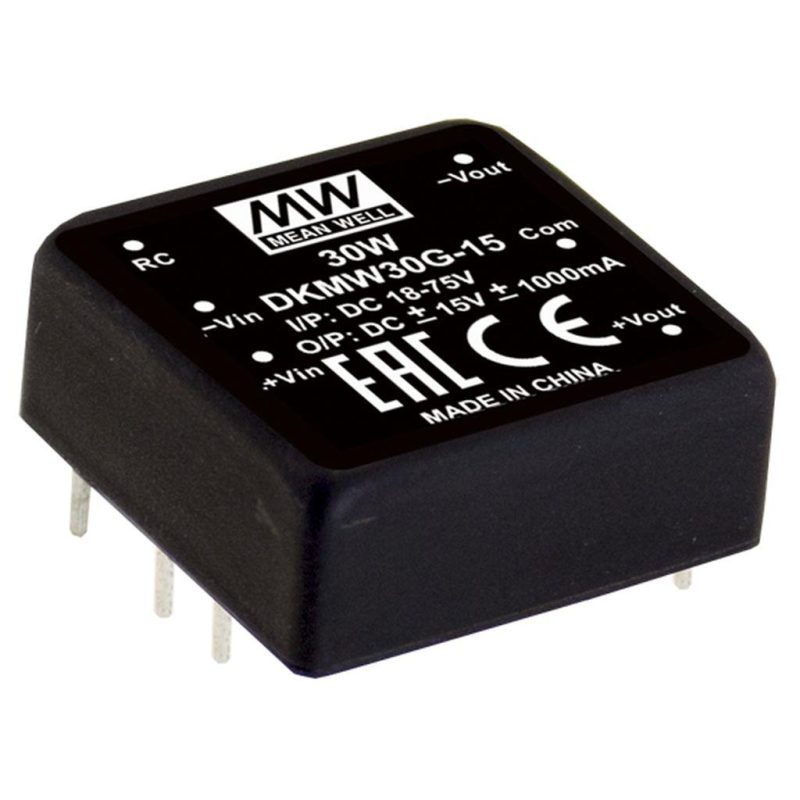 MEANWELL DKMW30G-12 DC/DC-Conv 18-75V:+/-12V 1250mA 30W