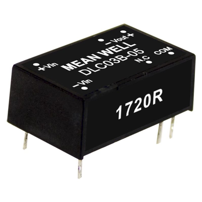 MEANWELL DLC03B-15 DC/DC-Conv 18-36V:+/-15V 100mA 3W