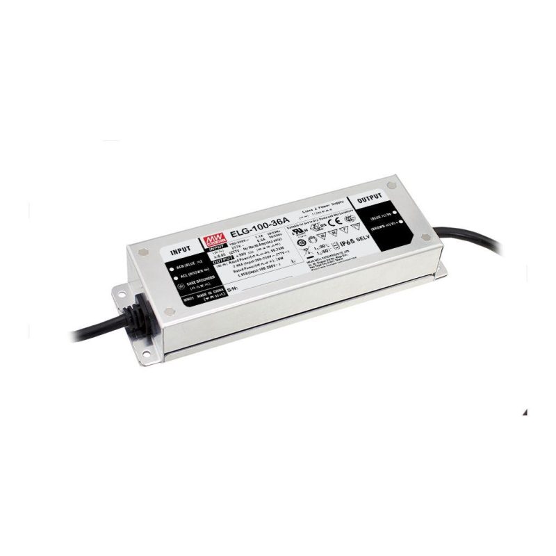 MEANWELL ELG-100-24A-3Y SNT IP65 96W 24V/4A CV+CC + PE