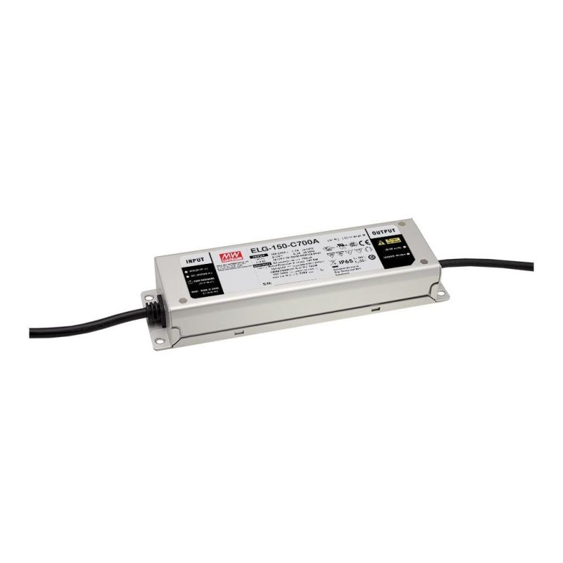 MEANWELL ELG-150-C1050-3Y SNT IP67 150W 72-143V/1050mA CC + PE