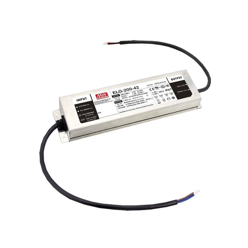MEANWELL ELG-200-36A-3Y SNT IP65 199,8W 36V/5,55A CV+CC + PE