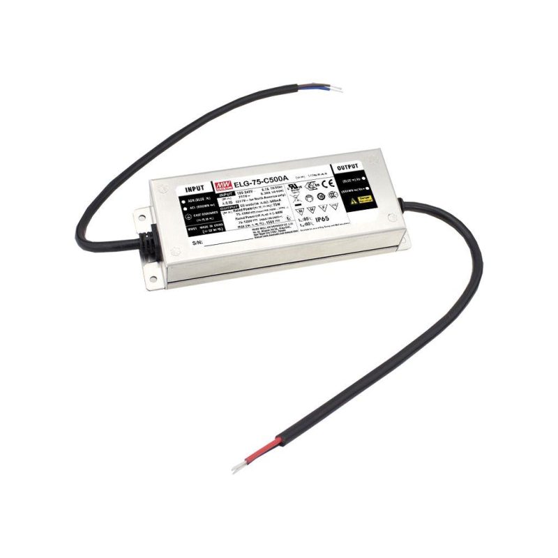 MEANWELL ELG-75-C350-3Y SNT IP67 74,9W 107-214V/350mA CC + PE