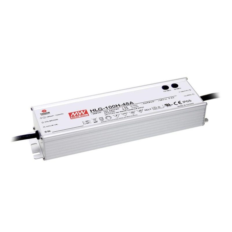 MEANWELL HLG-100H-48A SNT IP65 96W 48V/2A CV+CC