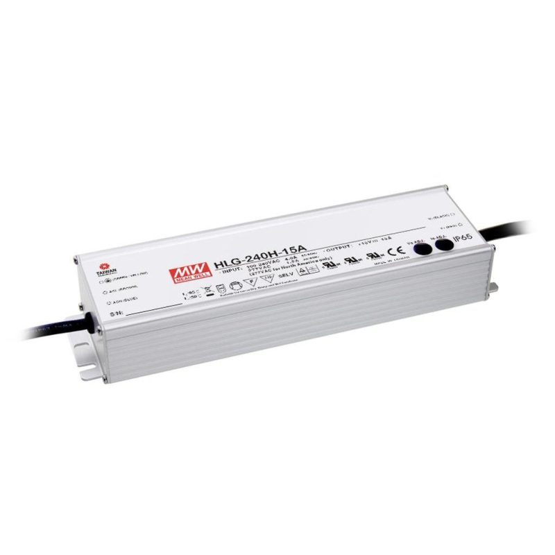 MEANWELL HLG-240H-12A SNT IP65 192W 12V/16A CV+CC