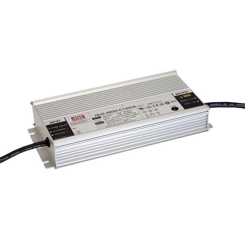MEANWELL HLG-480H-C3500A SNT IP65 480W 114~229V/2100mA CC