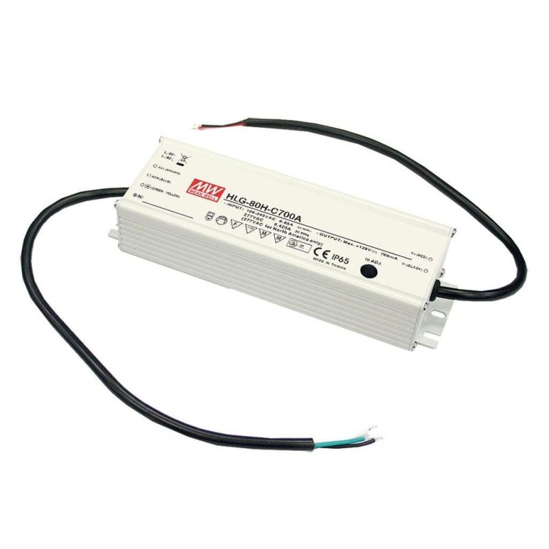MEANWELL HLG-80H-C350A SNT IP65 89W 128-257V/350mA CC