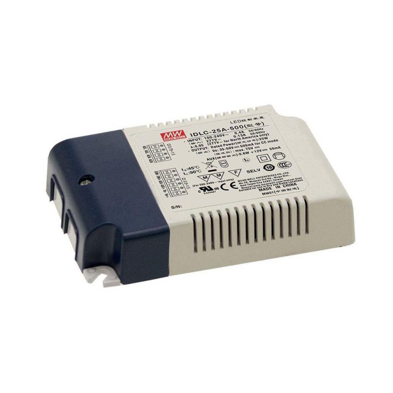 MEANWELL IDLC-25A-700 SNT 25,2W 25,2-36V/700mA CC dim.+DC AUX