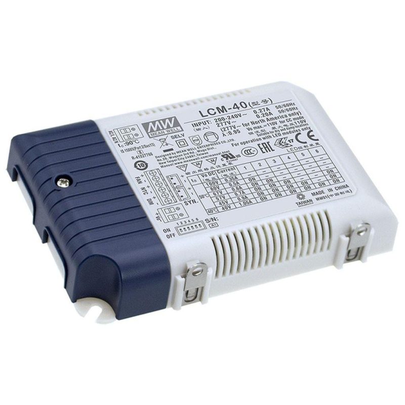 MEANWELL LCM-40 SNT 42W 350/500/600/700/900/1050mA CC