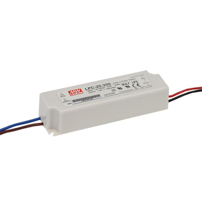 MEANWELL LPC-20-350 SNT Class2 9-48V/350mA CC