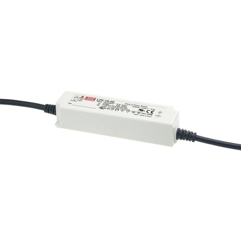 MEANWELL LPF-16-15 SNT IP30 16,05W 15V/1,07A CV+CC