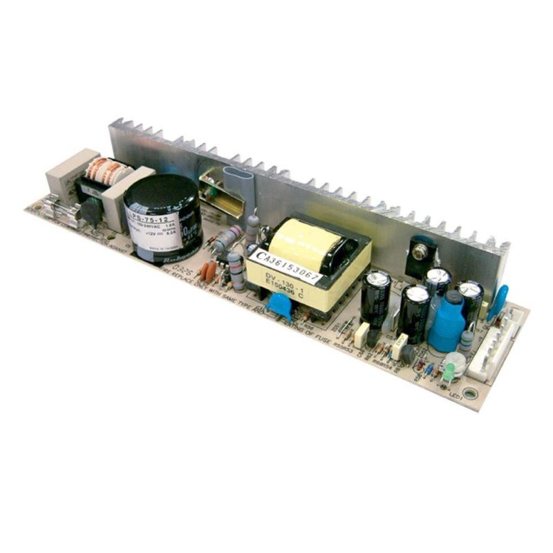 MEANWELL LPS-75-12 SNT open-frame 74W 12V/6,2A