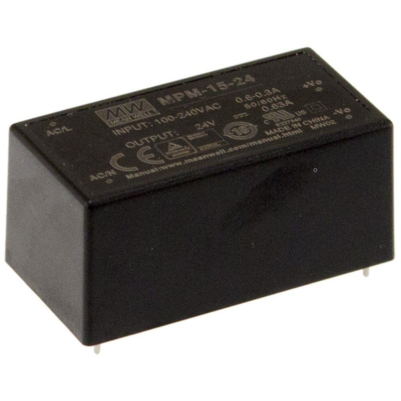 MEANWELL MPM-15-5 SNT Modul 15W 5V/ 3A
