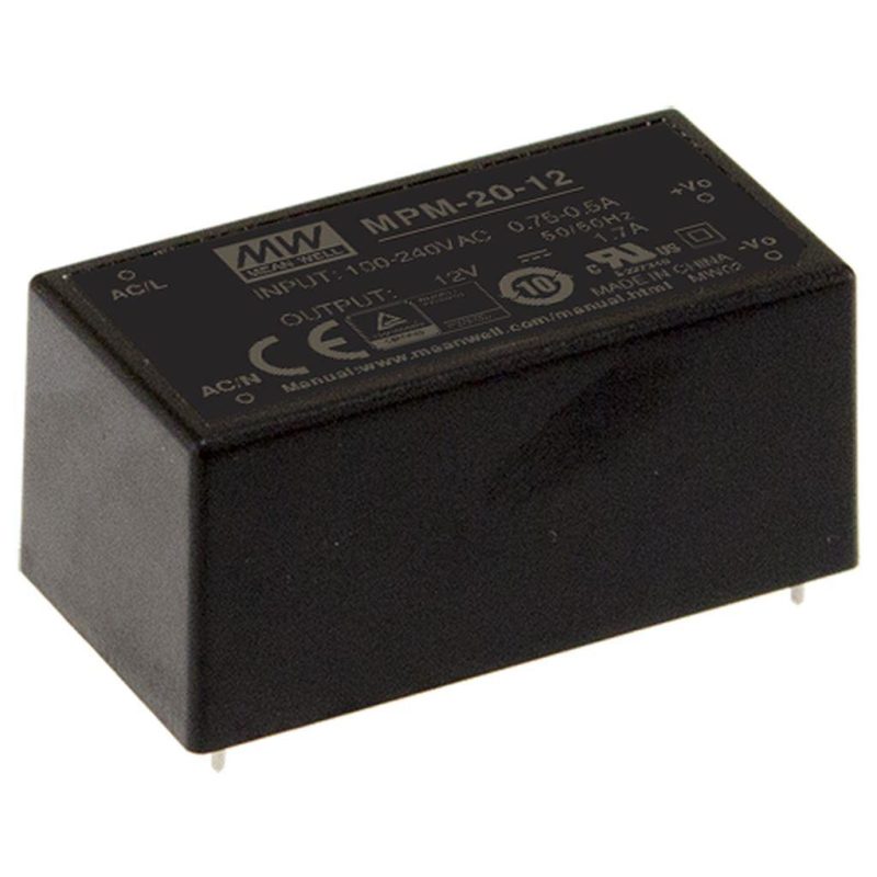 MEANWELL MPM-20-5 SNT Modul 20W 5V/ 4A