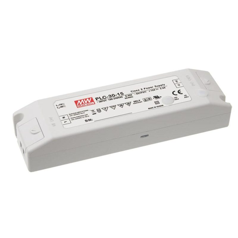 MEANWELL PLC-30-12 SNT PFC 30W 12V/2,5A CV+CC