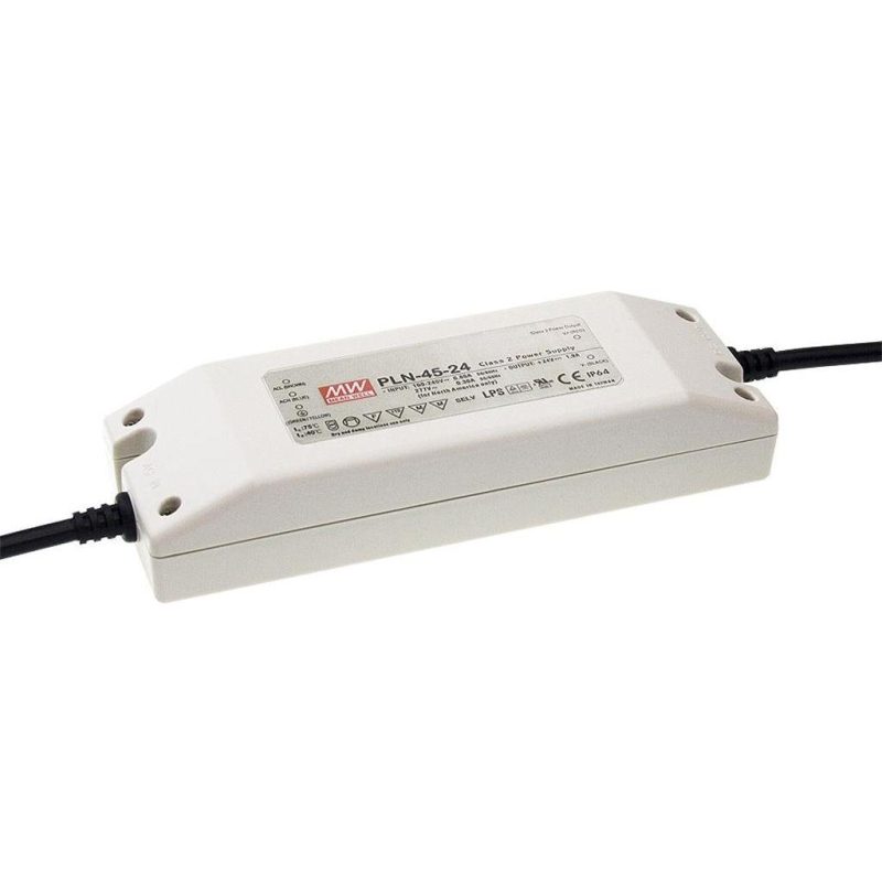 MEANWELL PLN-45-12 SNT Class2 PFC 45W 12V/3,8A CV+CC