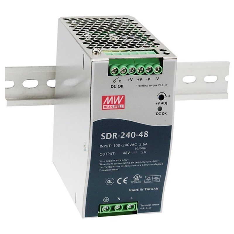 MEANWELL SDR-240-48 SNT DIN-Schiene 240W 48V/5A