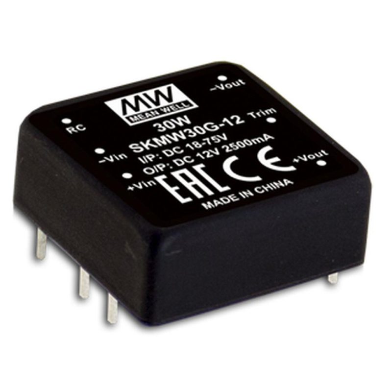 MEANWELL SKMW30G-03 DC/DC-Conv 18-75V:+3,3V 7,5A 25W