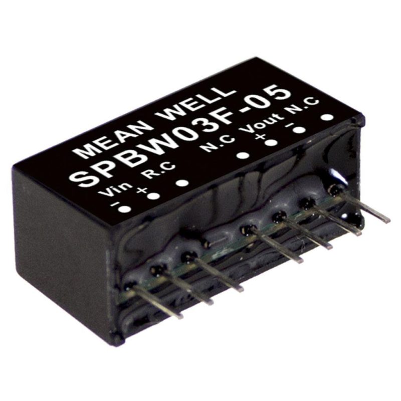 MEANWELL SPBW03F-05 DC/DC-Conv 9-36V:+5V 600mA 3W