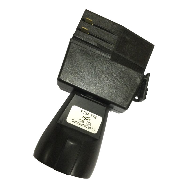 NORDIC | GLOBAL TRAC PRO | Schuko Adapter XTSA67S schwarz