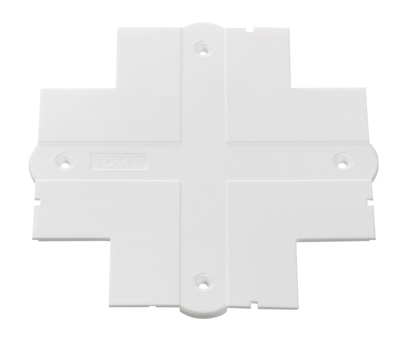 NORDIC | GLOBAL TRAC PRO | 4 Wege Abdeckplatte XTSF630 für DALI Stromschienen weiß