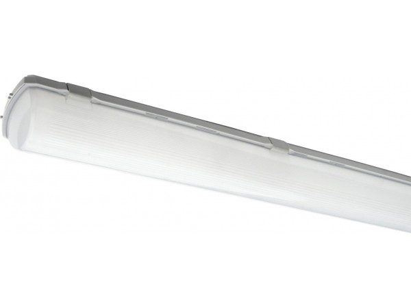 LED-Feuchtraumwannenleuchte schlagfest - 40W, 4000K, 6747lm, 1572x96x111mm, IP66, opal