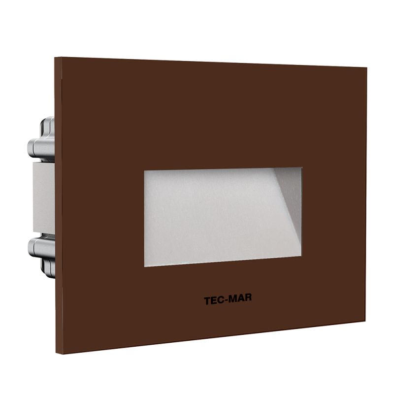 Wandeinbauleuchte 1001 PASO (AR) 45W 3000K Corten asymmetrisch breitstrahlend on/off - Bild 1