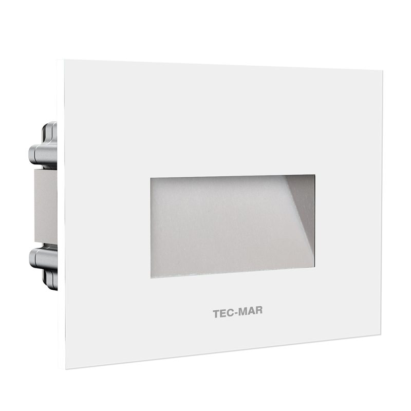 Wandeinbauleuchte 1001 PASO (AR) 4,5W 3000K Weiß asymmetrisch breitstrahlend on/off - Bild 1