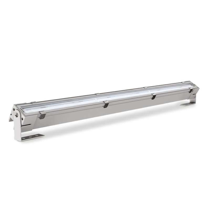 Flutlichtstrahler 3003 GIOTTO HE (EW) 12W 3000K Silber asymmetrisch elliptischstrahlend on/off - Bild 1