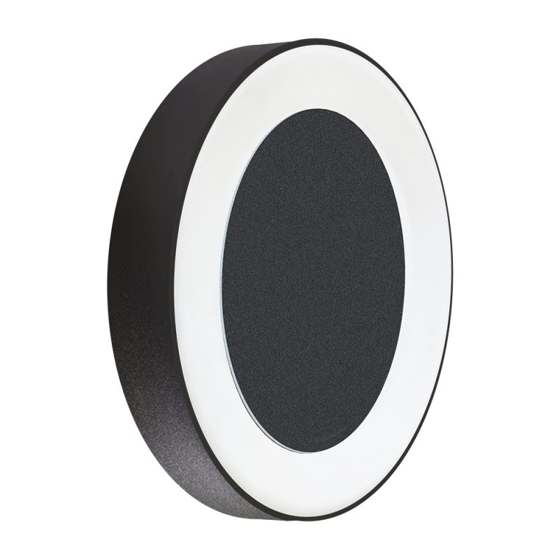 Wand- und Deckenleuchte 7014 CRIO (N3) 28W 3000K Schwarz symmetrisch rund em. 3h (dip-switch) - Bild 1