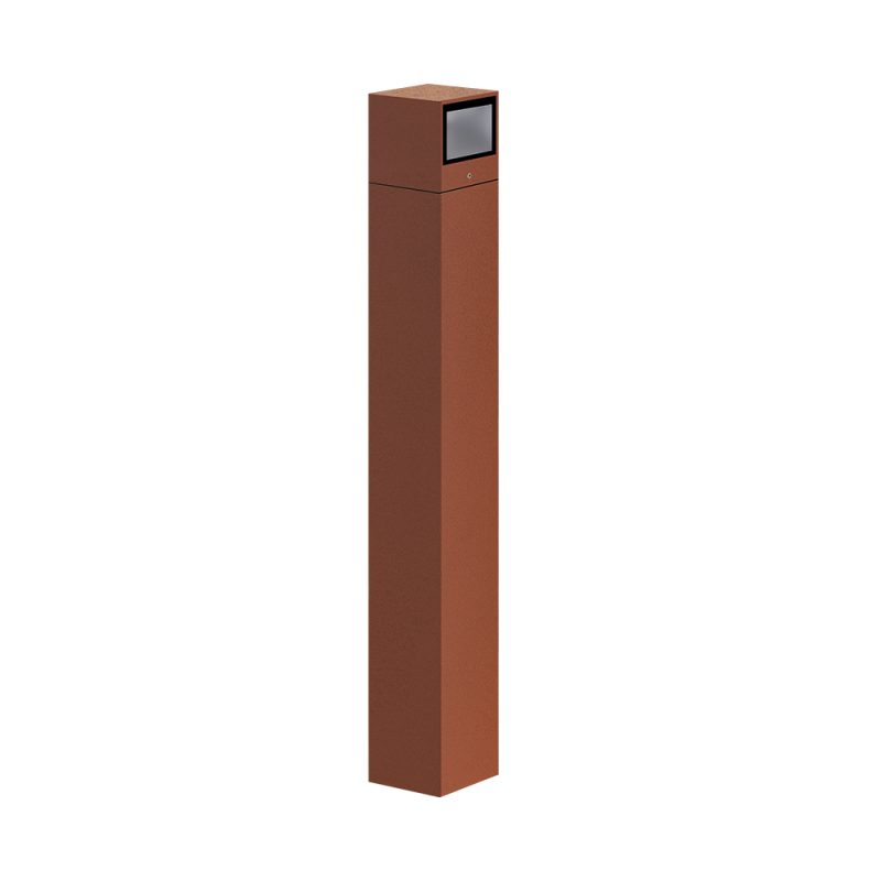 Pollerleuchte 7023 BOSTON (AB) 14W 4000K Corten asymmetrisch zweiseitig 700 mm - Bild 1