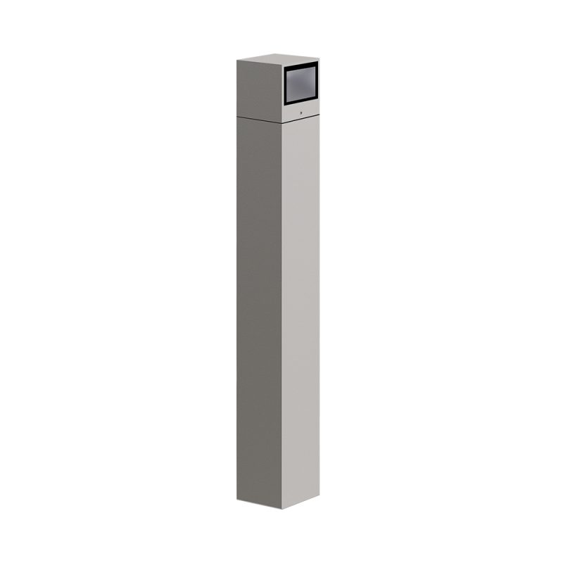 Pollerleuchte 7023 BOSTON (AM) 45W 3000K Silber asymmetrisch einseitig 1000 mm - Bild 1