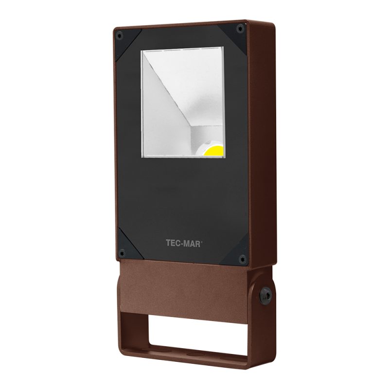Flutlichtstrahler 7026 POLAR 1 (AR) 40W 4000K Corten asymmetrisch breitstrahlend Glas satiniert - Bild 1