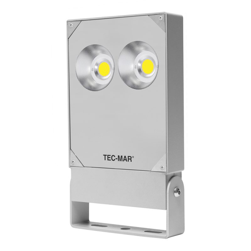 Flutlichtstrahler 7027 POLAR 2 (CR) 100W 3000K Silber symmetrisch engstrahlend Glas satiniert - Bild 1