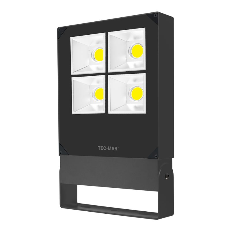 Flutlichtstrahler 7029 POLAR 4 (PR) 200W 3000K Anthrazit symmetrisch breitstrahlend on/off - Bild 1
