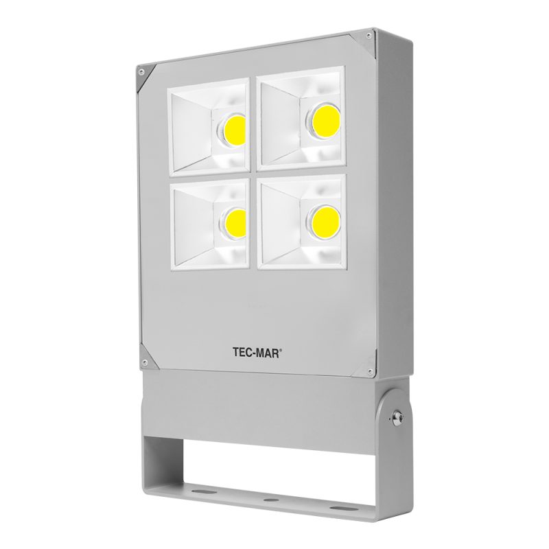 Flutlichtstrahler 7029 POLAR 4 (PR) 280W Ambra Silber symmetrisch breitstrahlend DALI - Bild 1