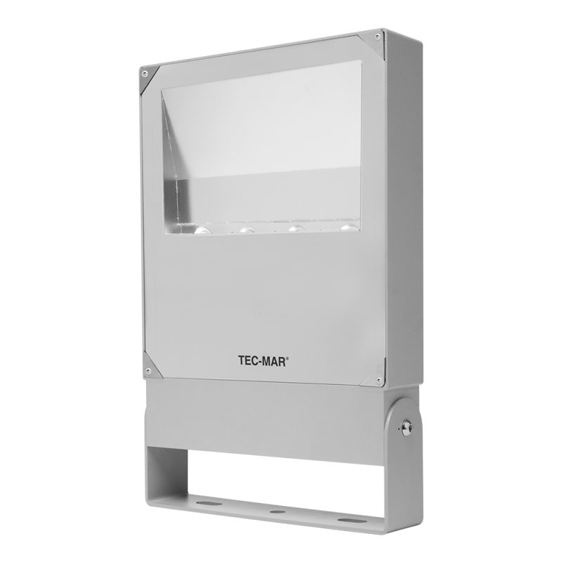 Flutlichtstrahler 7029 POLAR 4 (RR) 300W 5000K Silber asymmetrisch tiefstrahlend Glas satiniert - Bild 1