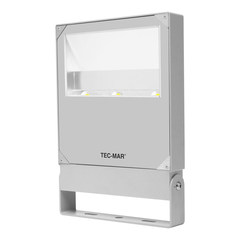 Flutlichtstrahler 7031 POLAR HE (RR) 50W 4000K CRI 70 Silber asymmetrisch breitstrahlend Glas satiniert - Bild 1