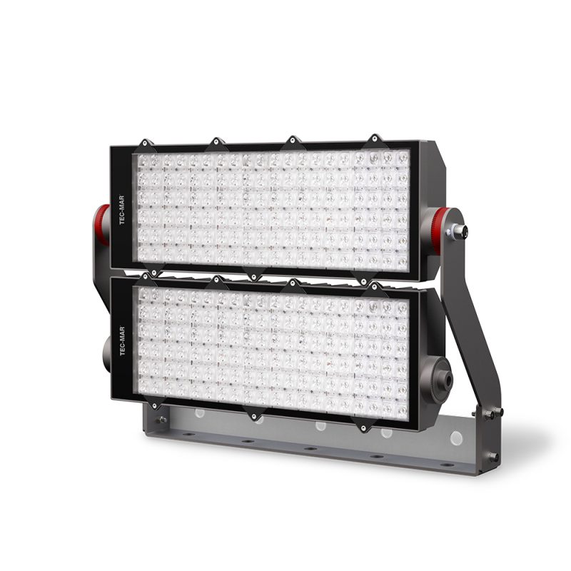 Flutlichtstrahler 7106 GALAXY 2 (A5) 1080W 4000K Silber asymmetrisch tiefstrahlend one 4 all (400V - DALI2 -D4i - DMX) - Bild 1