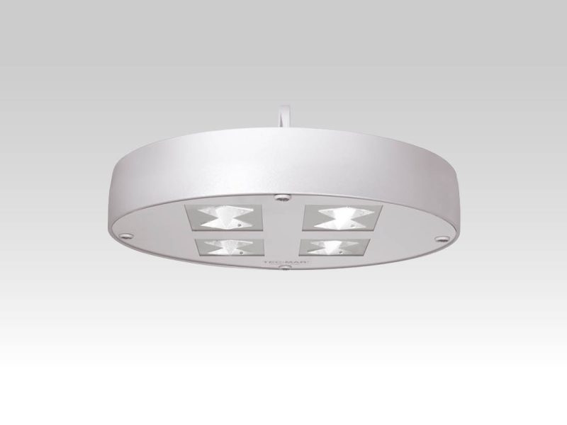 Hallenstrahler 8402 PIER HP2 (EL) 280W 3000K silber symmetrisch tiefstrahlend on/off