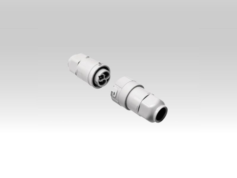 Wasserdichter Steckverbinder IP66 für 2P+E-Verbindung (16A - 400V). - Bild 1