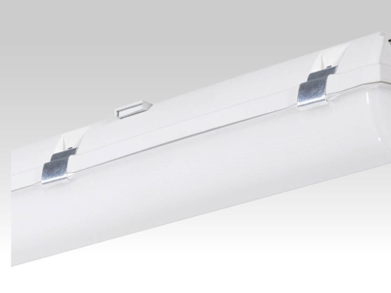 Satz aus 10 Edelstahlklammern für Leuchte mit 1272 mm Länge. - Bild 1